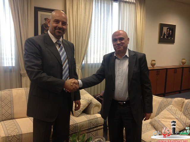 النائب عيساوي فريج يلتقي السفير الأردني وليد عبيدات
